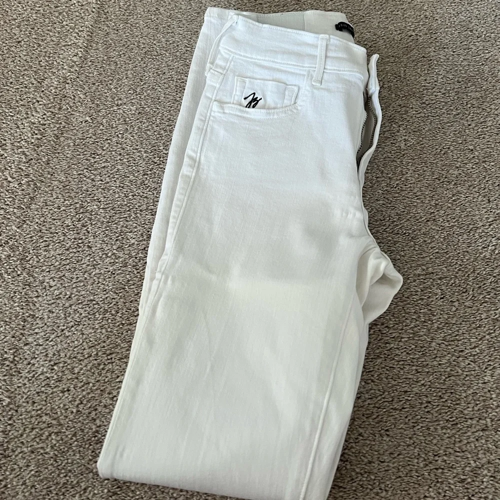 True Religion Mid-Rise White Skinny Jeans - Picture 8 of 16